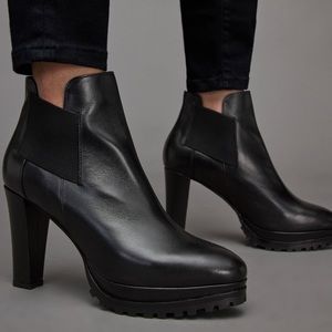 All Saints Sarris leather boots sz 6